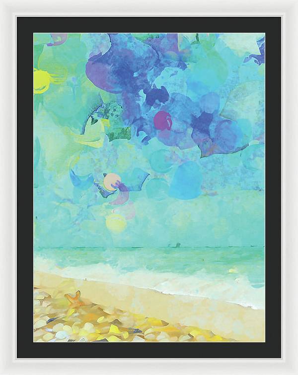 Beachcombing - Framed Print - vrmediadecor.vrmedia.com.au