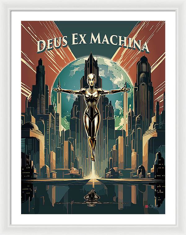 Deus Ex Machina - Framed Print - vrmediadecor.vrmedia.com.au
