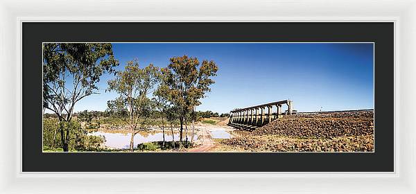 EJ Beardmore Dam Qld - Framed Print - vrmediadecor.vrmedia.com.au