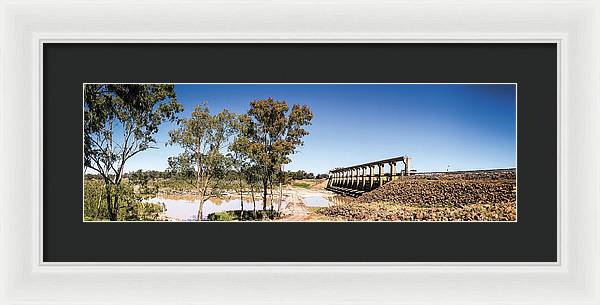 EJ Beardmore Dam Qld - Framed Print - vrmediadecor.vrmedia.com.au