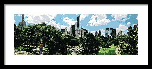 Explorer. Central Park - Framed Print - vrmediadecor.vrmedia.com.au