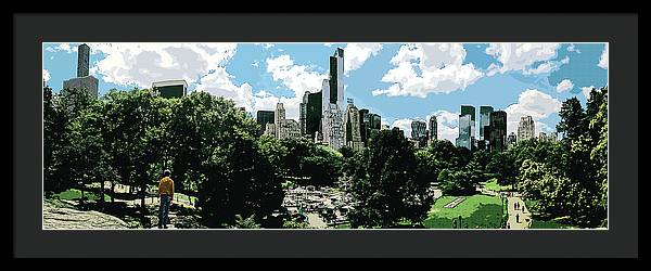 Explorer. Central Park - Framed Print - vrmediadecor.vrmedia.com.au