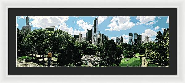 Explorer. Central Park - Framed Print - vrmediadecor.vrmedia.com.au