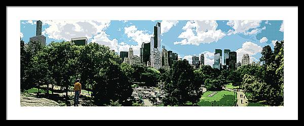 Explorer. Central Park - Framed Print - vrmediadecor.vrmedia.com.au