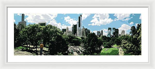 Explorer. Central Park - Framed Print - vrmediadecor.vrmedia.com.au