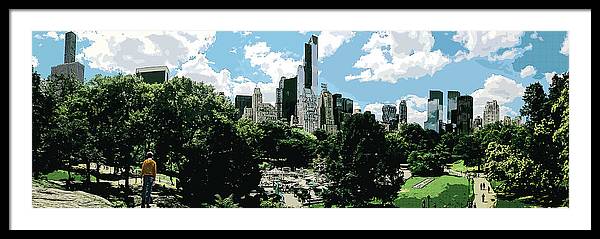 Explorer. Central Park - Framed Print - vrmediadecor.vrmedia.com.au