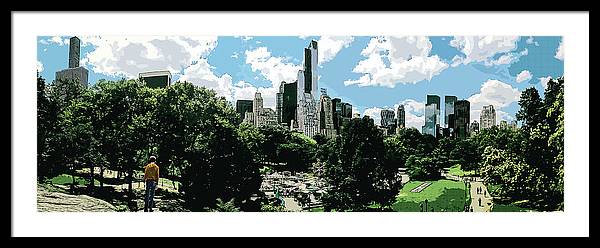 Explorer. Central Park - Framed Print - vrmediadecor.vrmedia.com.au