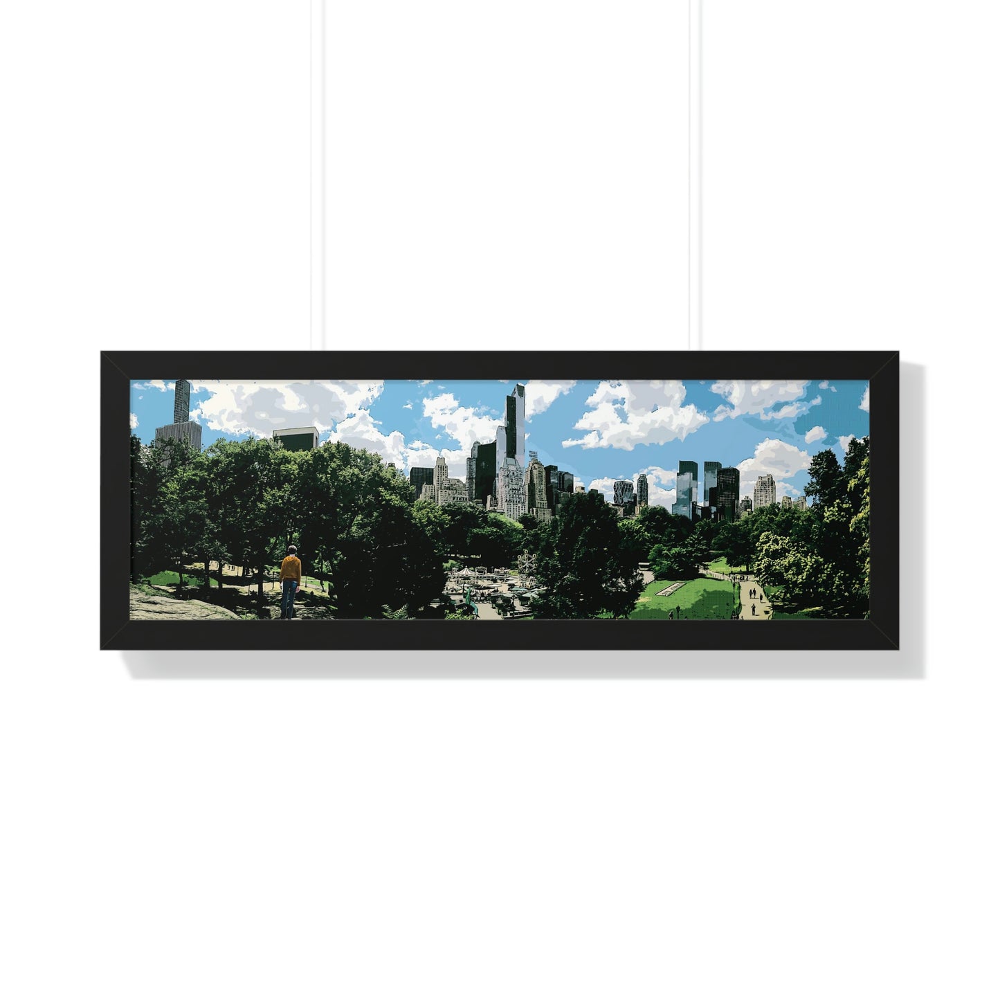 Explorer. Central Park New York United States Framed Horizontal PrintExplore Central Park in style with our "Explorer" framed horizontal print. Handmade with care, this unique and vibrant print captures the essence of a boy's imaginatPosterSteveRileyArt.comYork United States Framed Horizontal Print