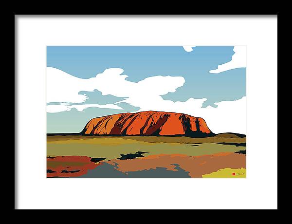 Uluru Sunset. Northern Territory Australia - Framed Print - vrmediadecor.vrmedia.com.au