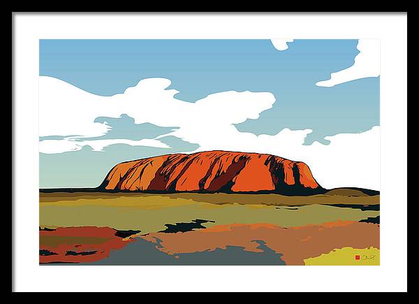 Uluru Sunset. Northern Territory Australia - Framed Print - vrmediadecor.vrmedia.com.au