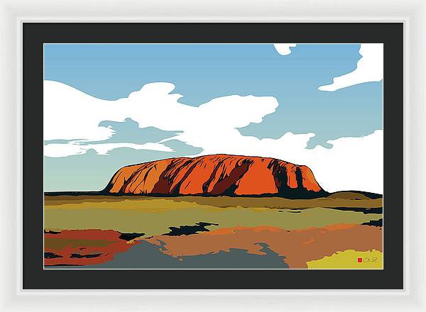 Uluru Sunset. Northern Territory Australia - Framed Print - vrmediadecor.vrmedia.com.au