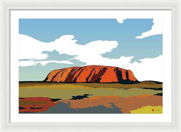 Uluru Sunset. Northern Territory Australia - Framed Print - vrmediadecor.vrmedia.com.au