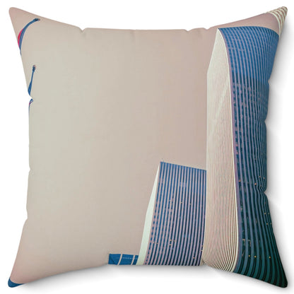 Avenue of the Americas Spun Polyester Square Pillow