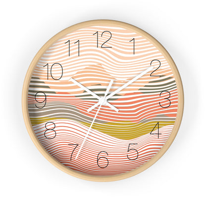 Summer Heatwave Wall Clock