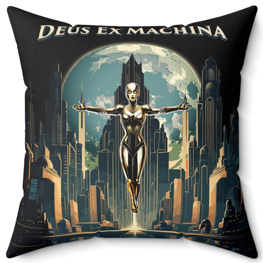 Deus Ex Machina Spun Polyester Square Pillow