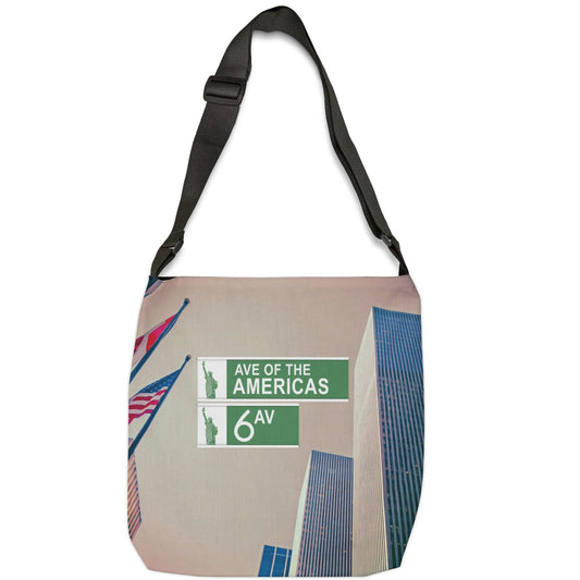 Avenue of the Americas Adjustable Tote Bag