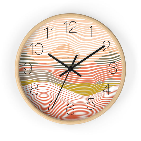 Summer Heatwave Wall Clock