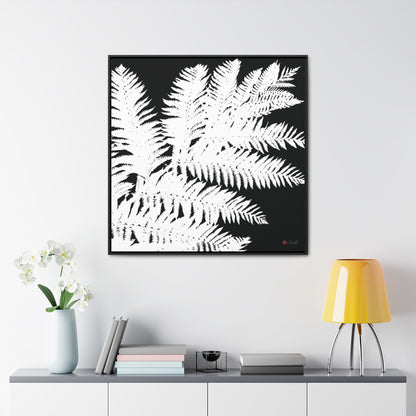 36x36" Framed Canvas Print: "Tree Fern"