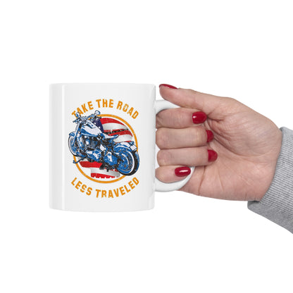 Take the road less traveled USA Version Ceramic Mug 11oz