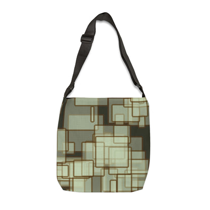 Retro Metropolis Adjustable Tote Bag