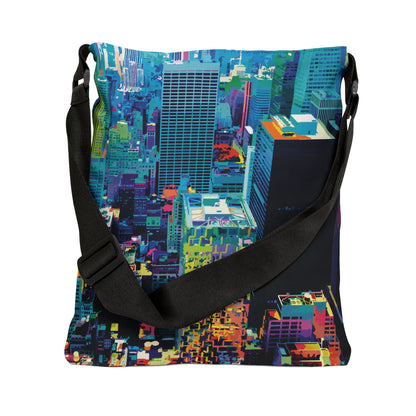 Manhattan from the Rockefeller Centre Adjustable Tote Bag