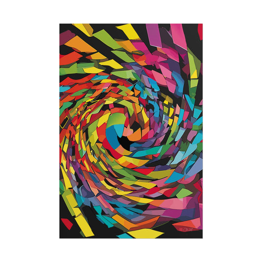 Primary Wave - Abstract Art Rolled Poster