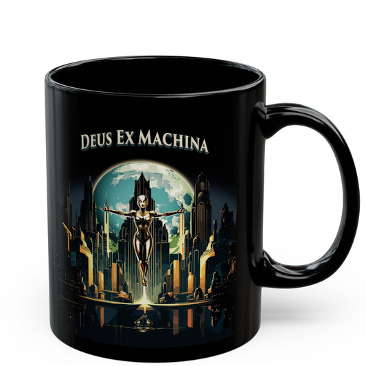 Deus Ex Machina 11oz Black Mug