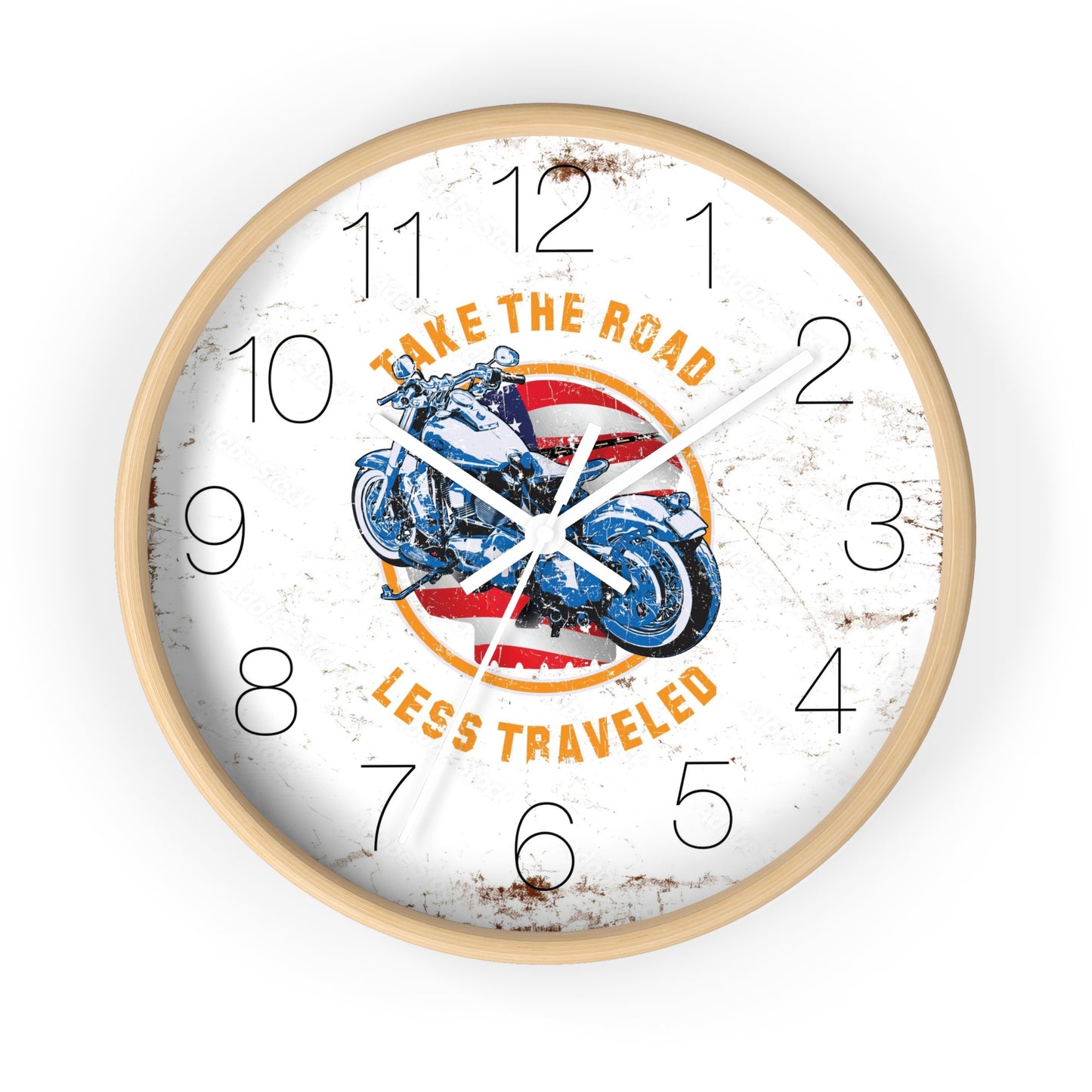 Take the road less traveled USA Version Wall Clock