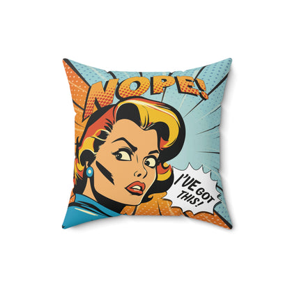 I've got this! Spun Polyester Square Pillow