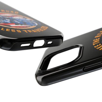Take the road less traveled Black USA Version! Tough Phone Cases