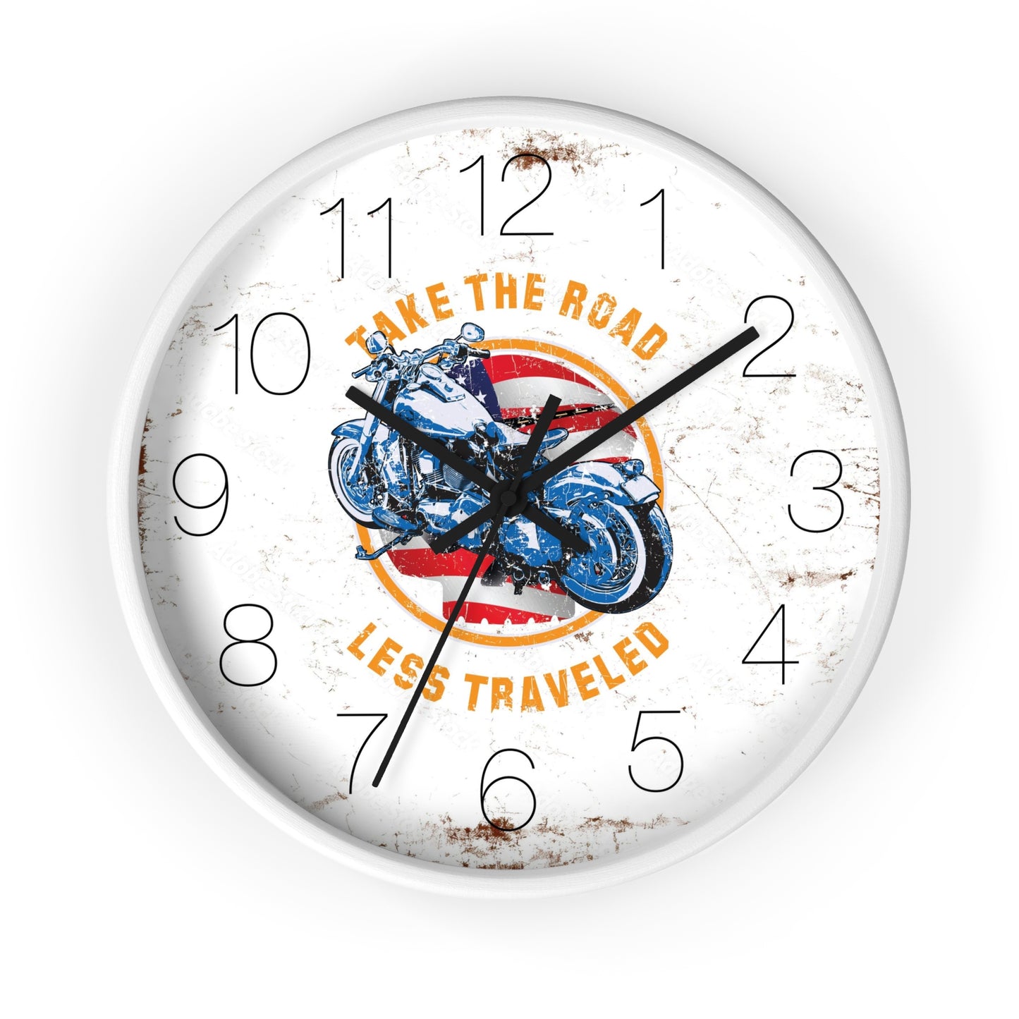 Take the road less traveled USA Version Wall Clock