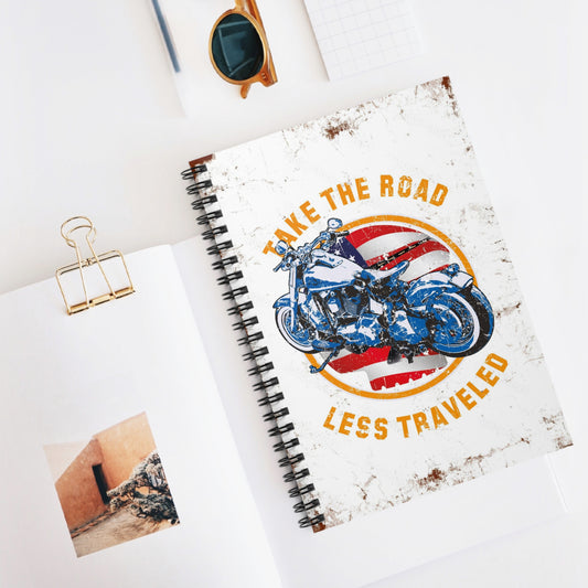 Take the road less traveled USA Version Spiral Notebook - Ruled Line