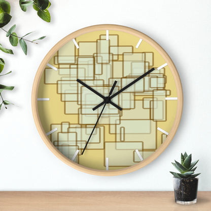 Retro Metropolis Wall Clock