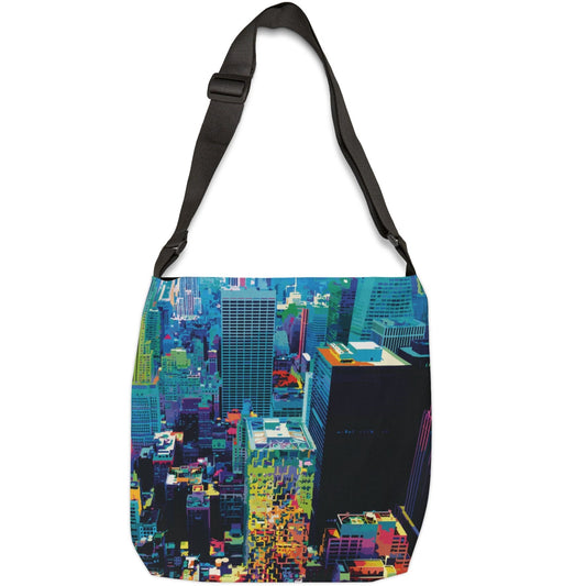 Manhattan from the Rockefeller Centre Adjustable Tote Bag