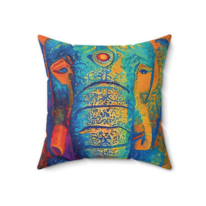 Mystic Mourning Spun Polyester Square Pillow