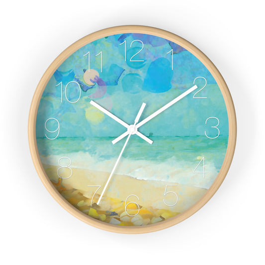 Beachcombing Wall Clock