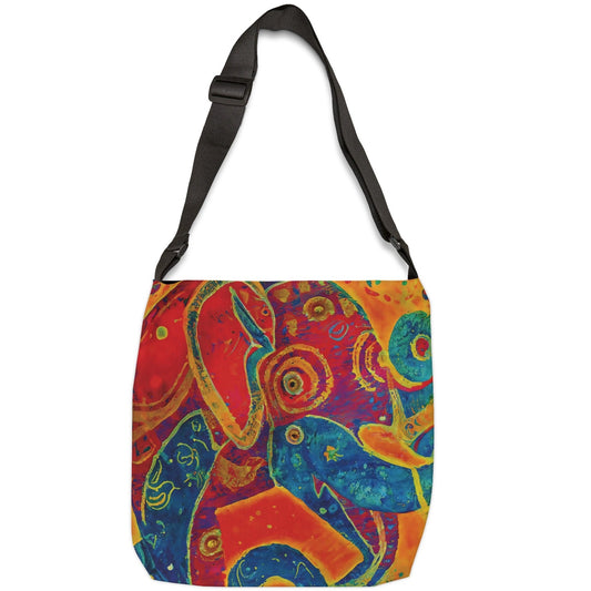 Elephant Regalia Adjustable Tote Bag