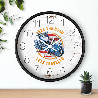 Take the road less traveled USA Version Wall Clock