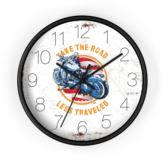 Take the road less traveled USA Version Wall Clock