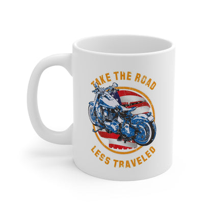 Take the road less traveled USA Version Ceramic Mug 11oz