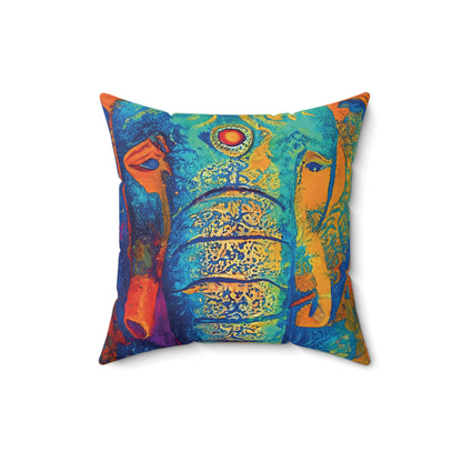 Mystic Mourning Spun Polyester Square Pillow