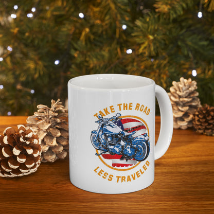 Take the road less traveled USA Version Ceramic Mug 11oz