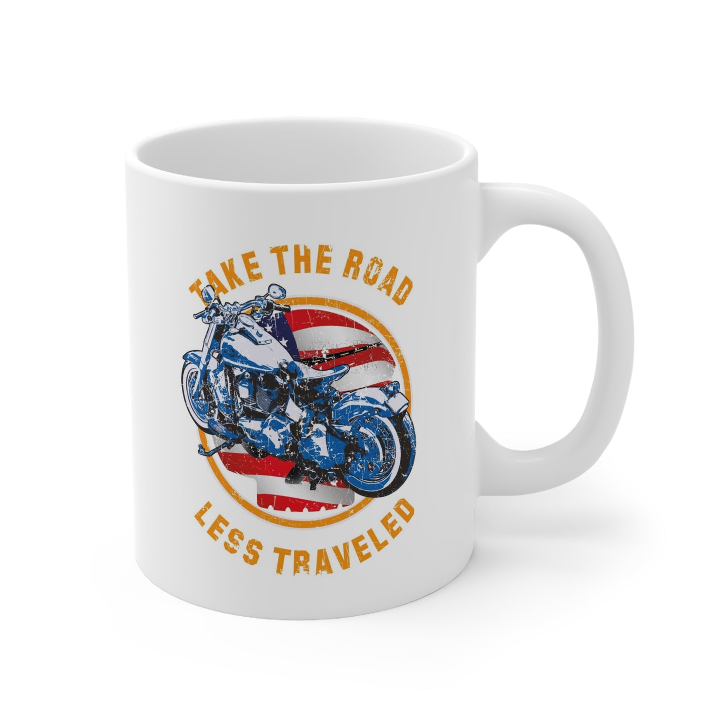 Take the road less traveled USA Version Ceramic Mug 11oz