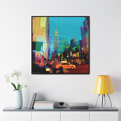 36x36" Framed Canvas Print "Penn Station NYC"