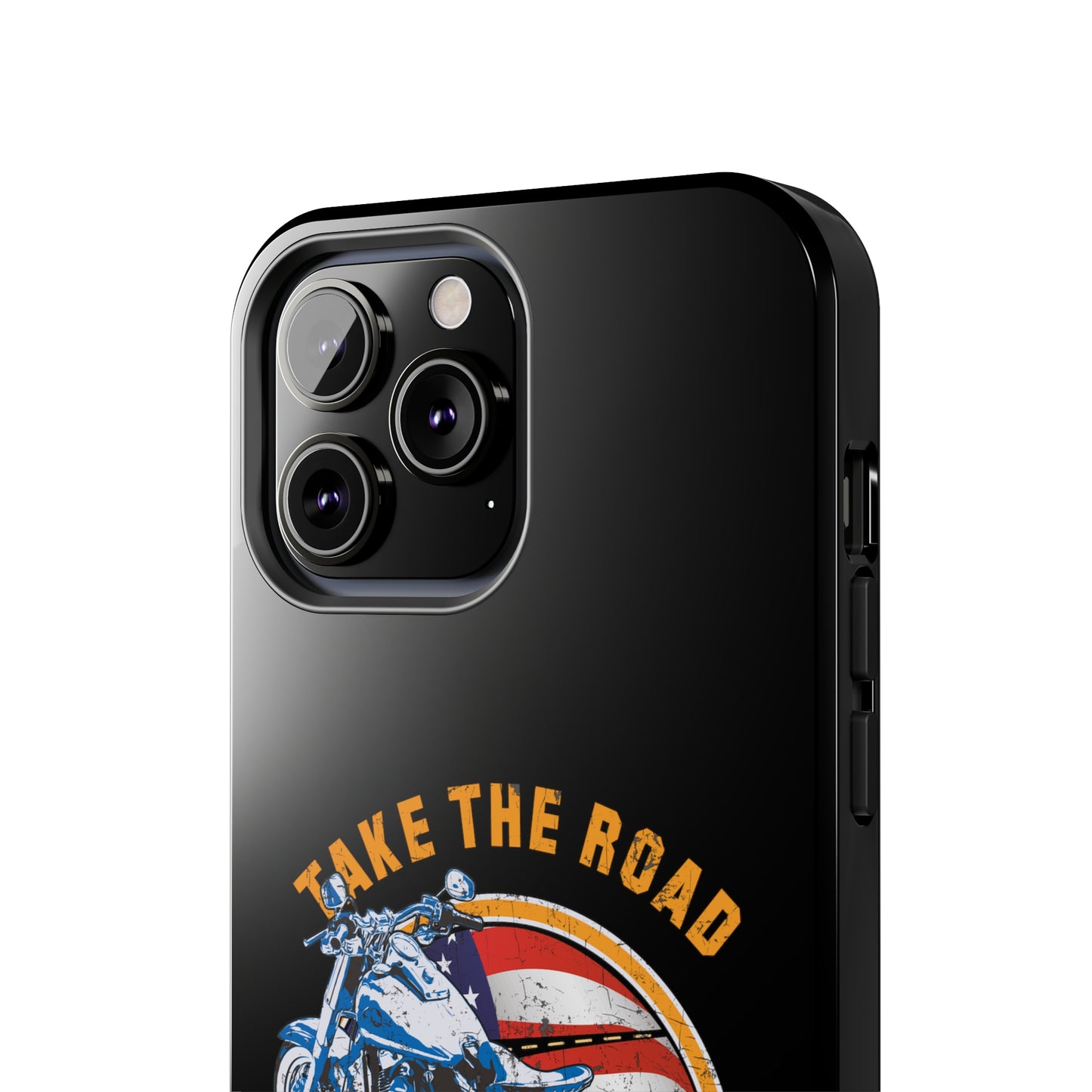 Take the road less traveled Black USA Version! Tough Phone Cases