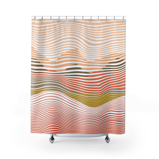 Summer Heatwave Shower Curtain