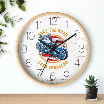 Take the road less traveled USA Version Wall Clock