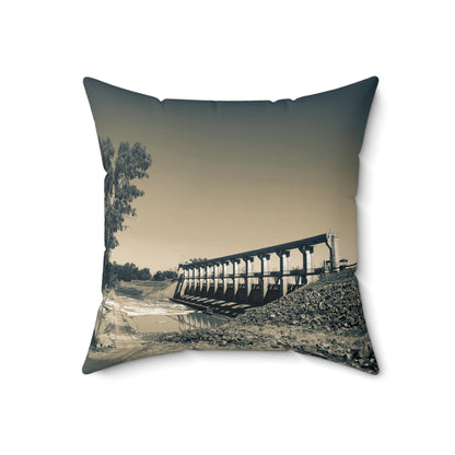 EJ Beardmore Dam Spun Polyester Square Pillow