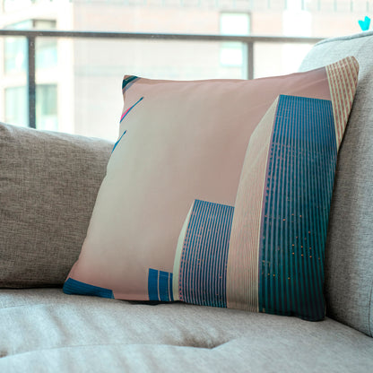 Avenue of the Americas Spun Polyester Square Pillow