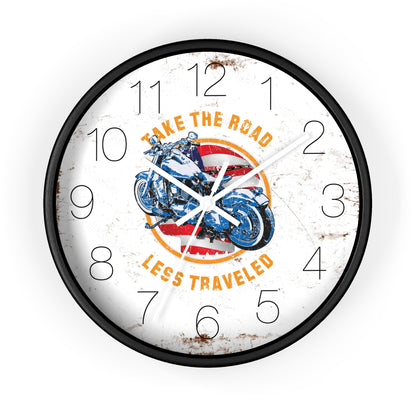 Take the road less traveled USA Version Wall Clock